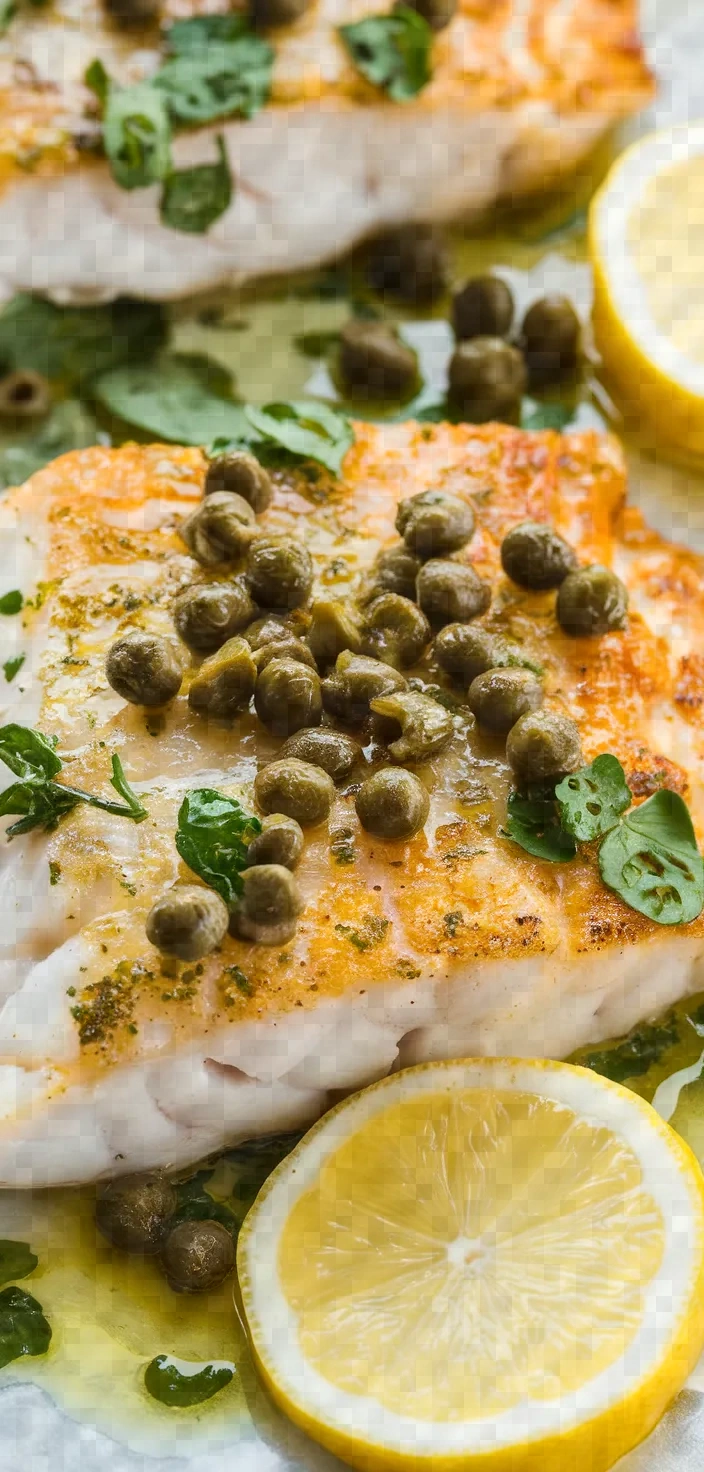 6. Cod Piccata with Lemon and Capers