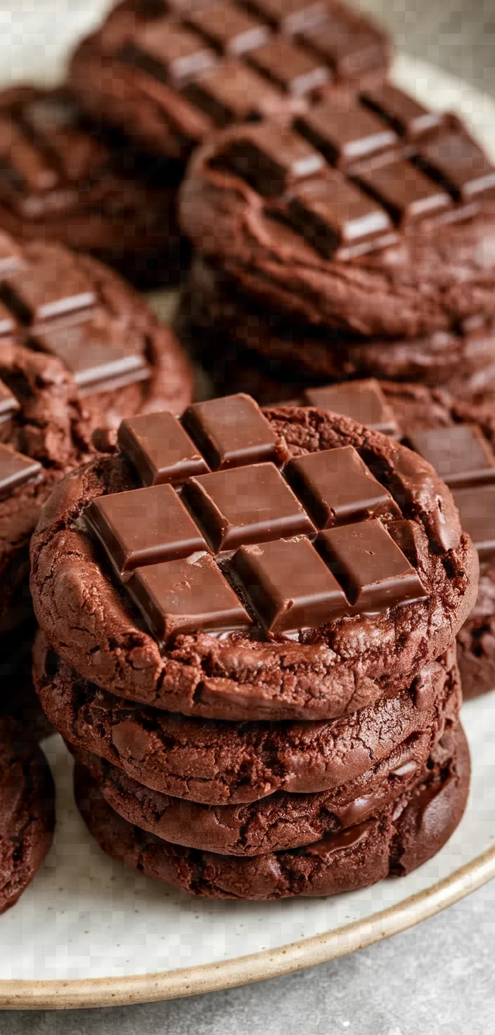 6. Double Chocolate Cookies