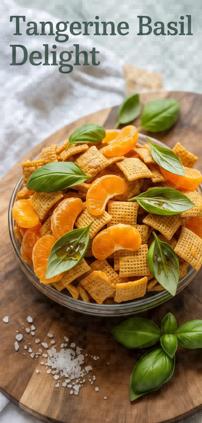 7. Tangerine Basil Delight