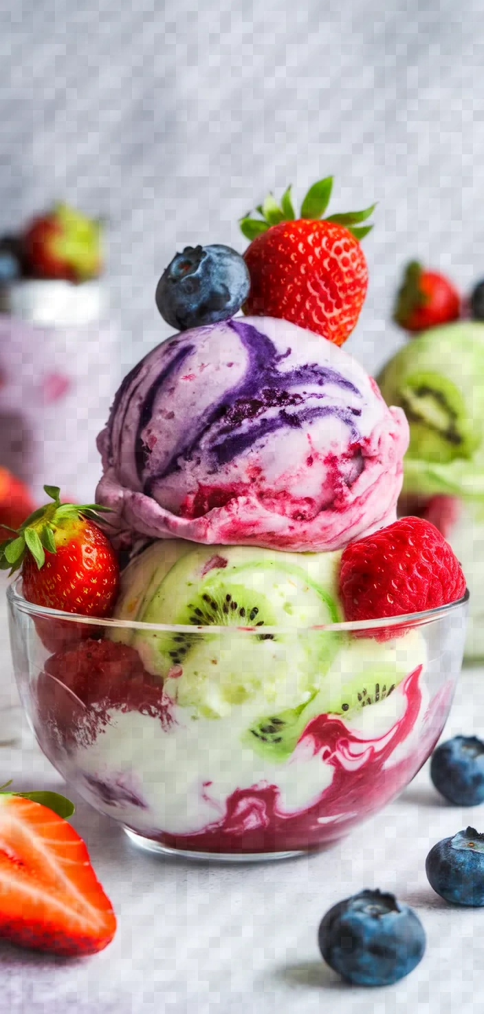 7. Triple Berry Swirl