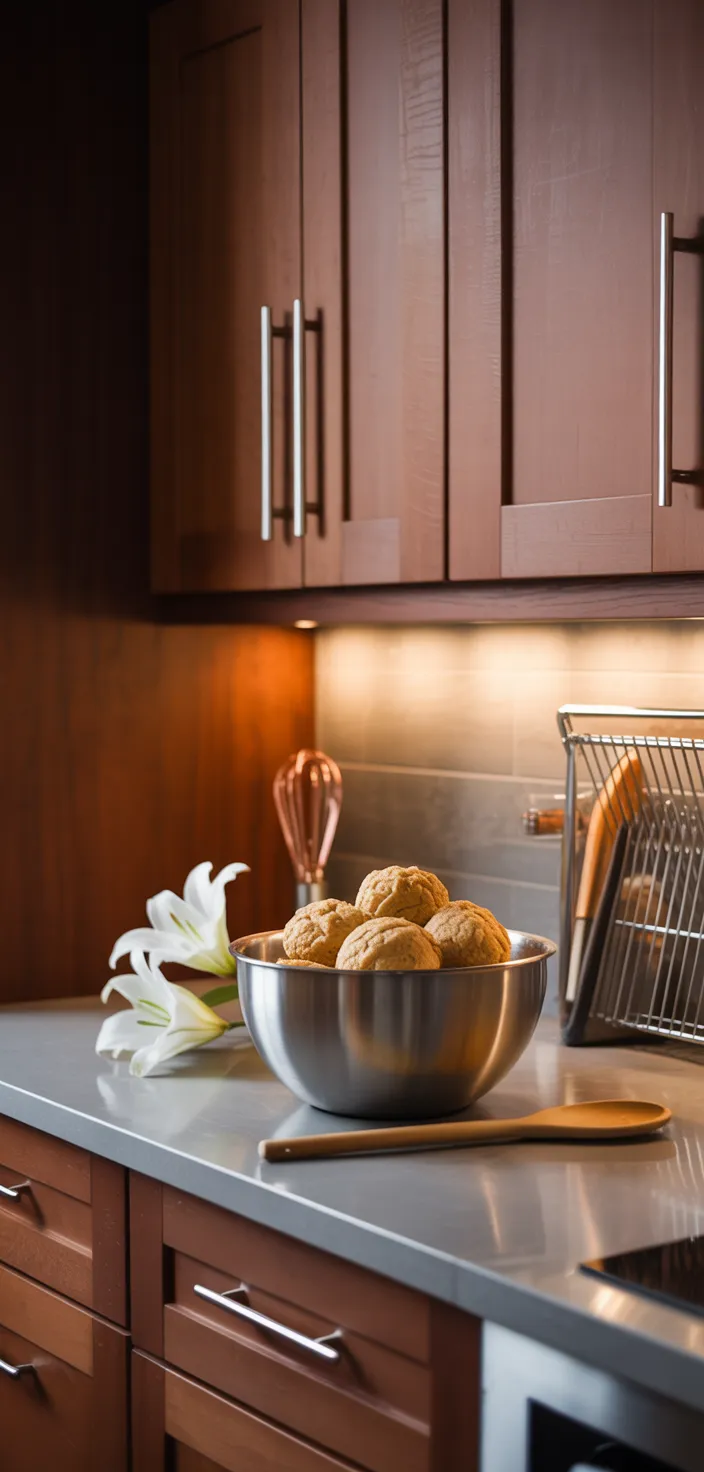 8. Cherry Brown Cabinets