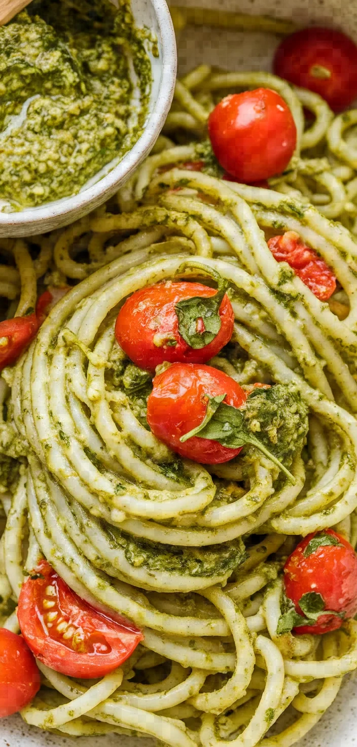 8. Spinach Pesto Pasta