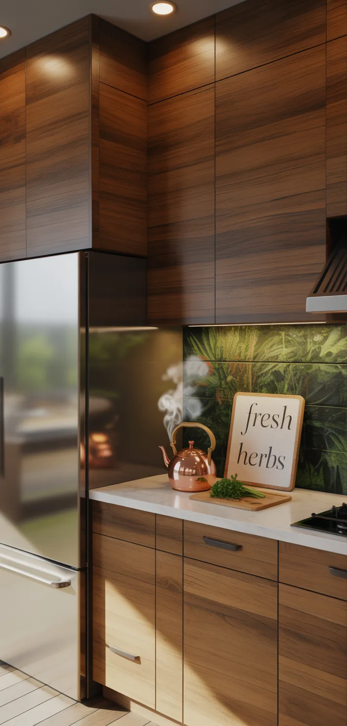 9. Hickory Brown Cabinets