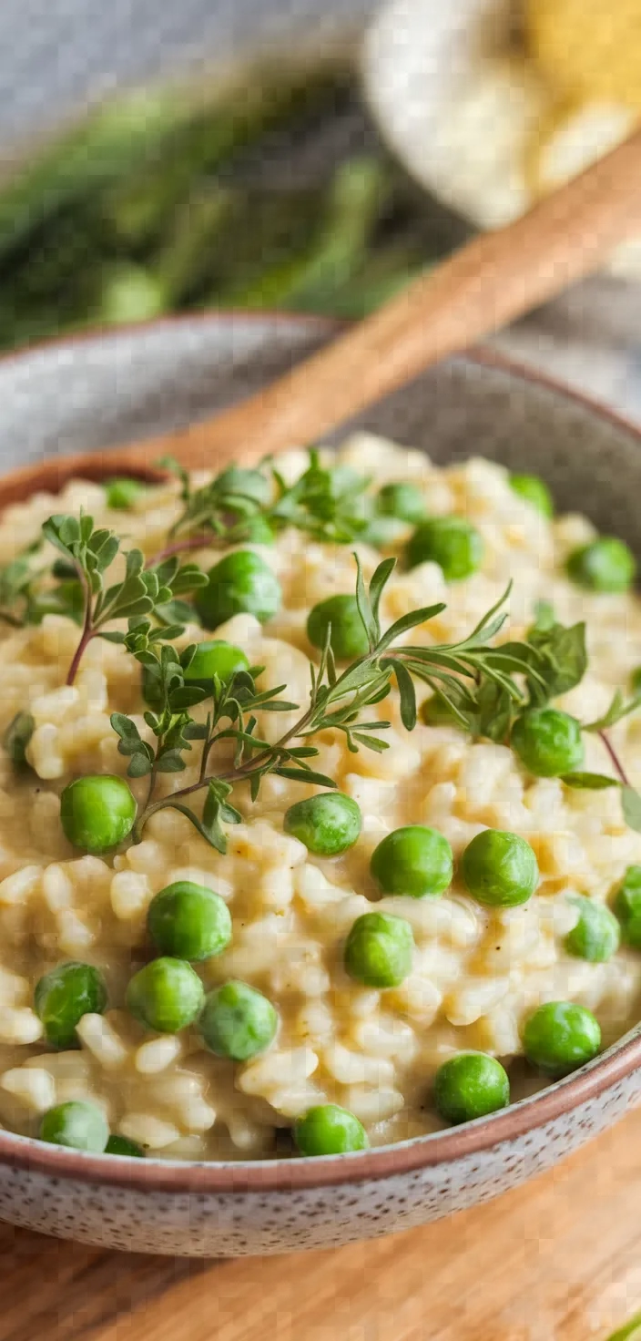 9. Pea Risotto
