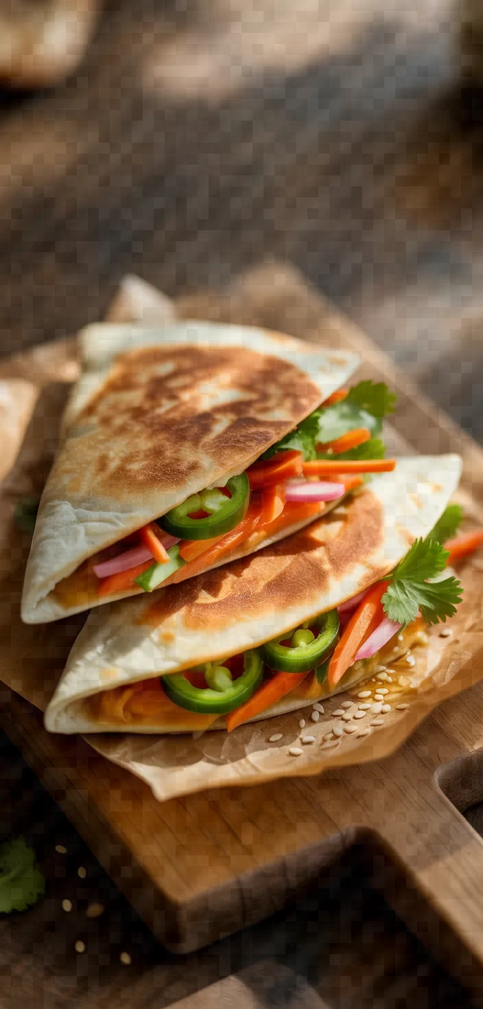 Banh Mi Inspired Quesadilla