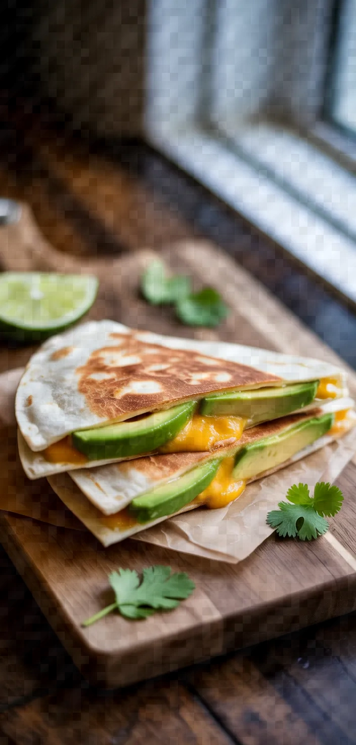Breakfast Avocado Quesadilla