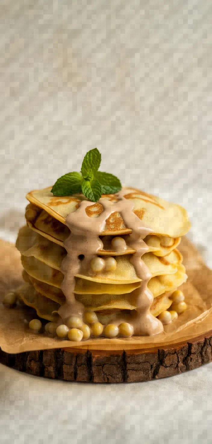 Bubble Milk Tea Crepes