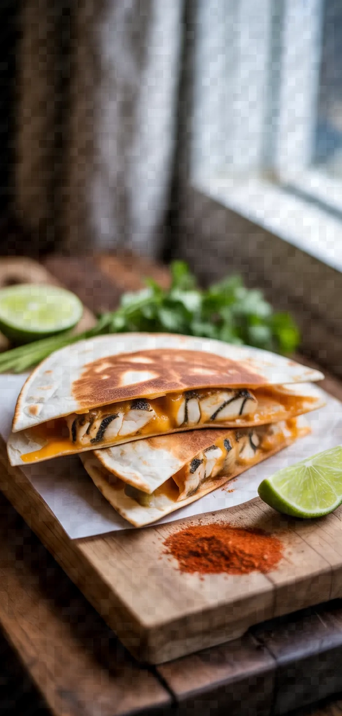 Cajun Blackened Fish Quesadilla