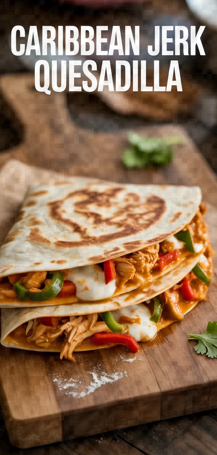 Caribbean Jerk Quesadilla