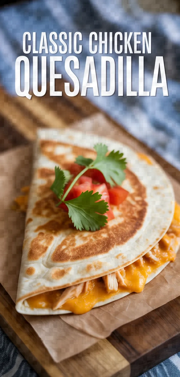 Classic Chicken Quesadilla