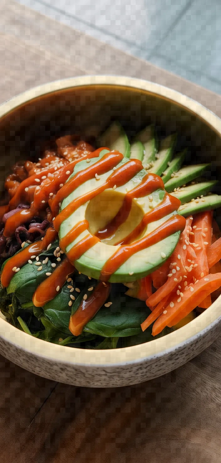 Gochujang Avocado Bibimbap