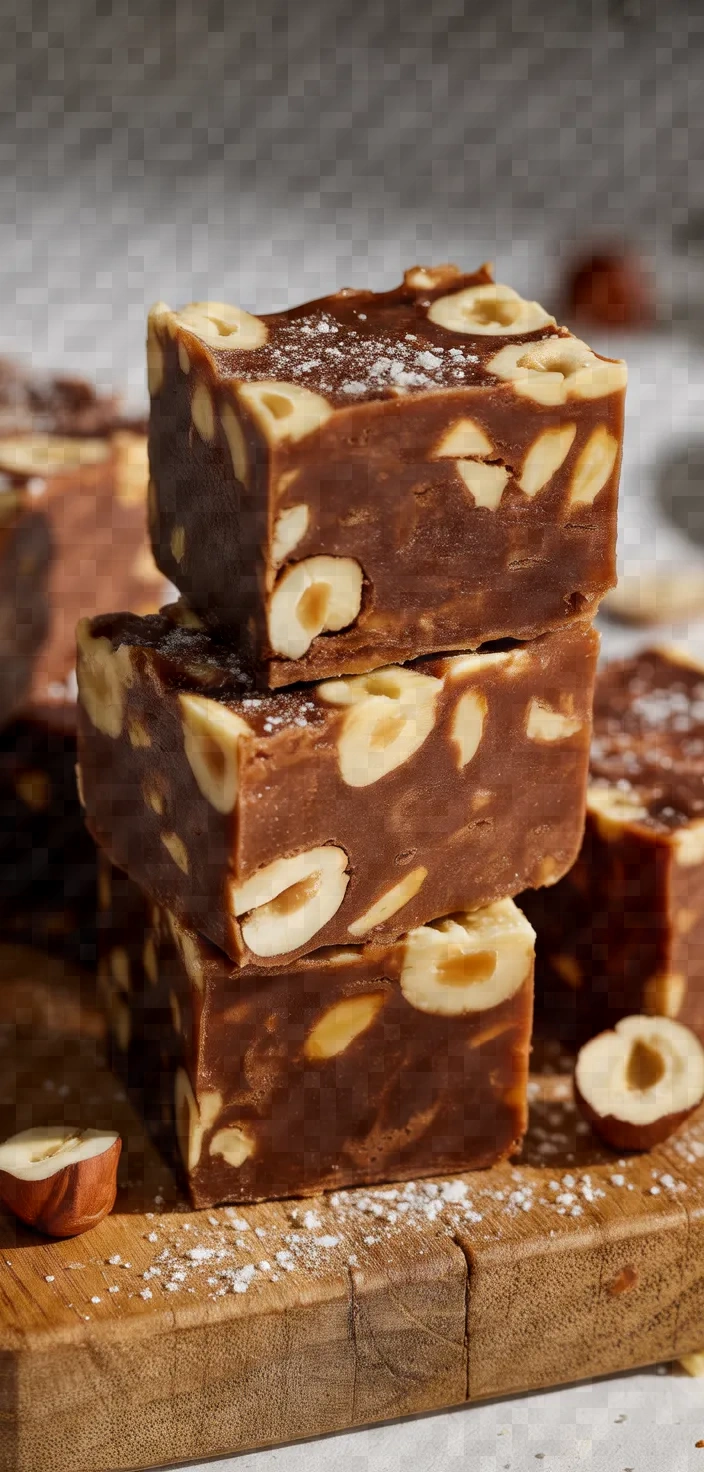 Hazelnut Amaretto Fudge