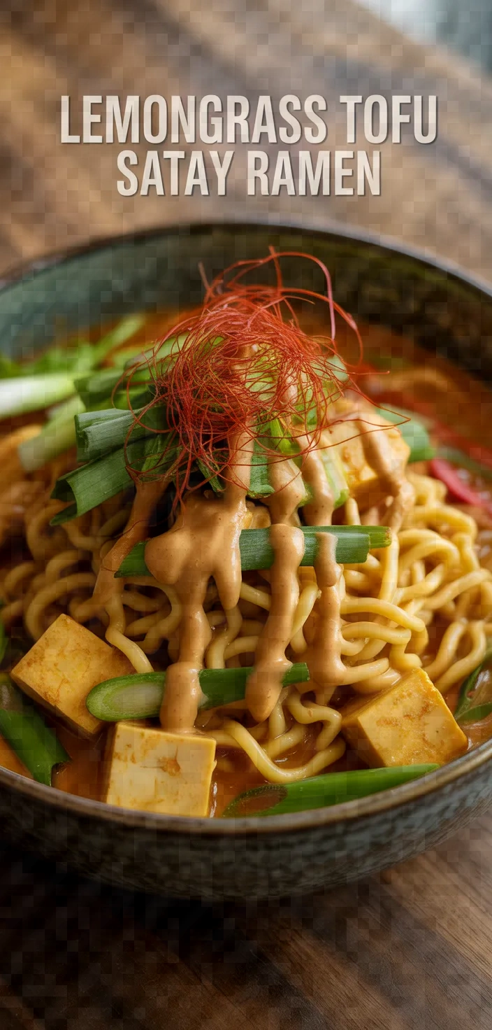 Lemongrass Tofu Satay Ramen