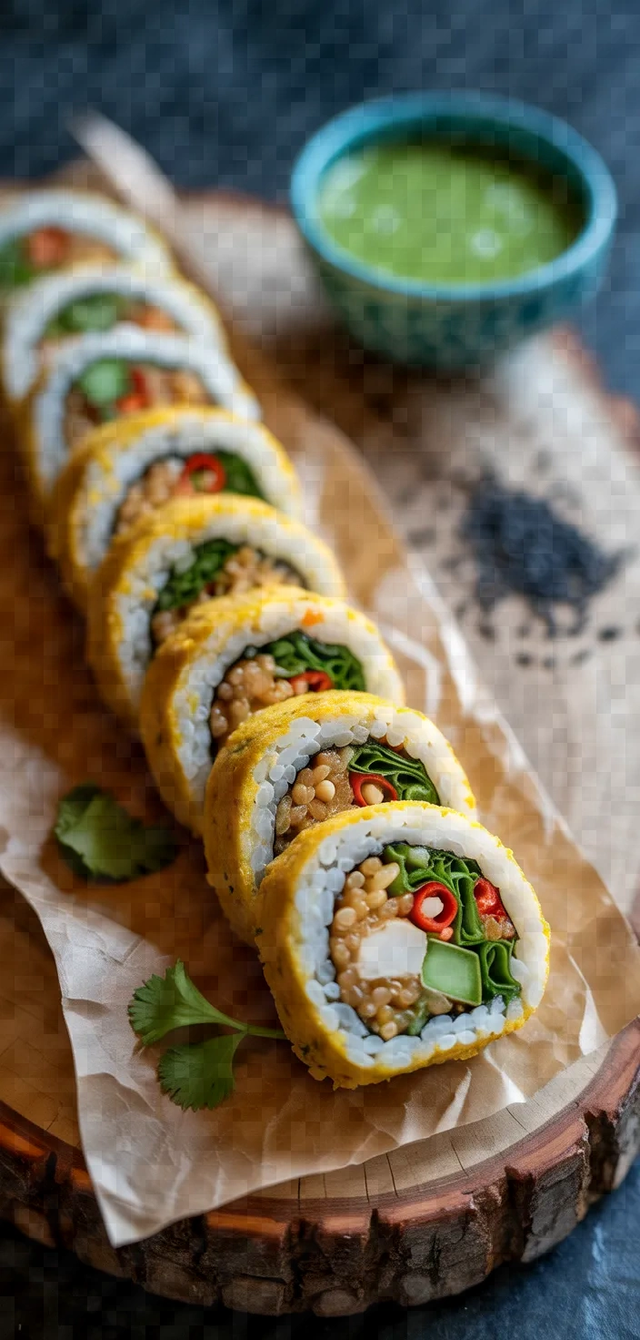 Masala Quinoa Sushi Rolls