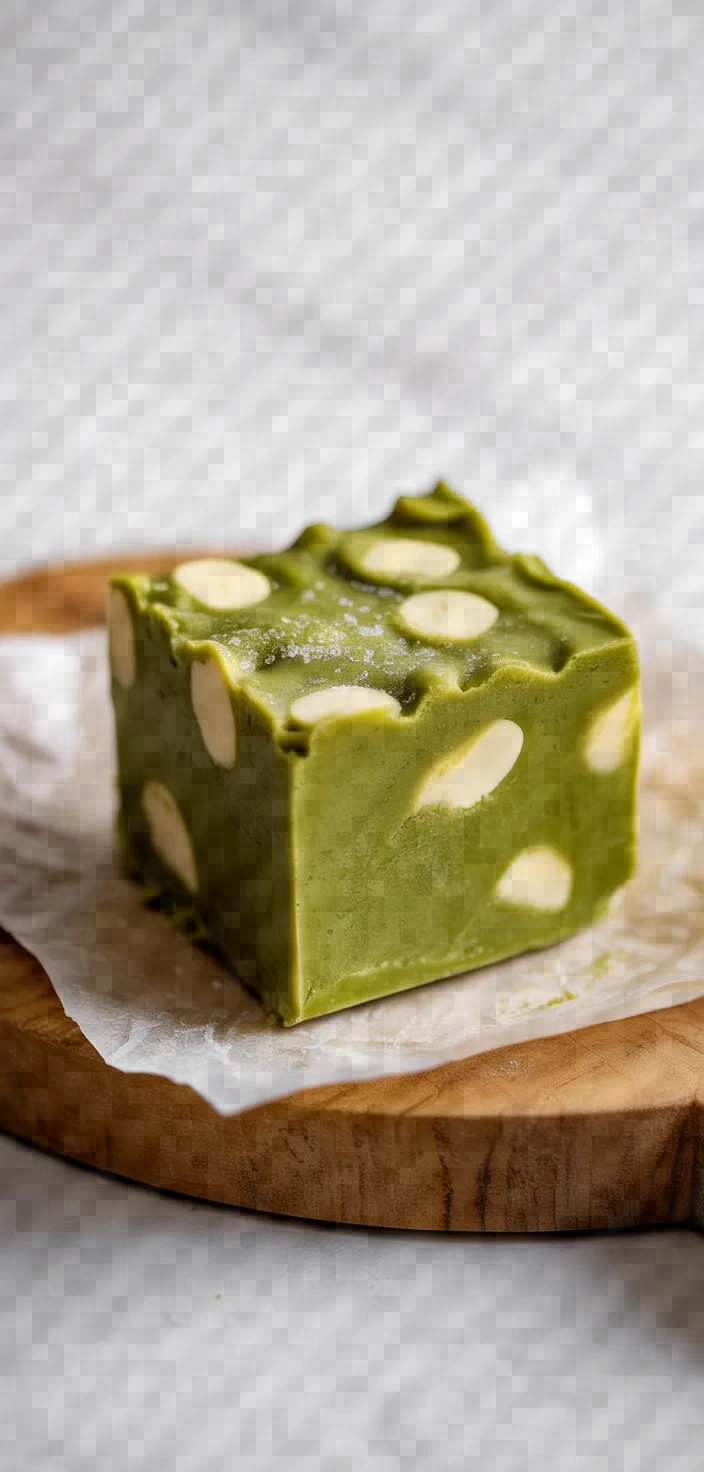 Matcha White Chocolate Fudge