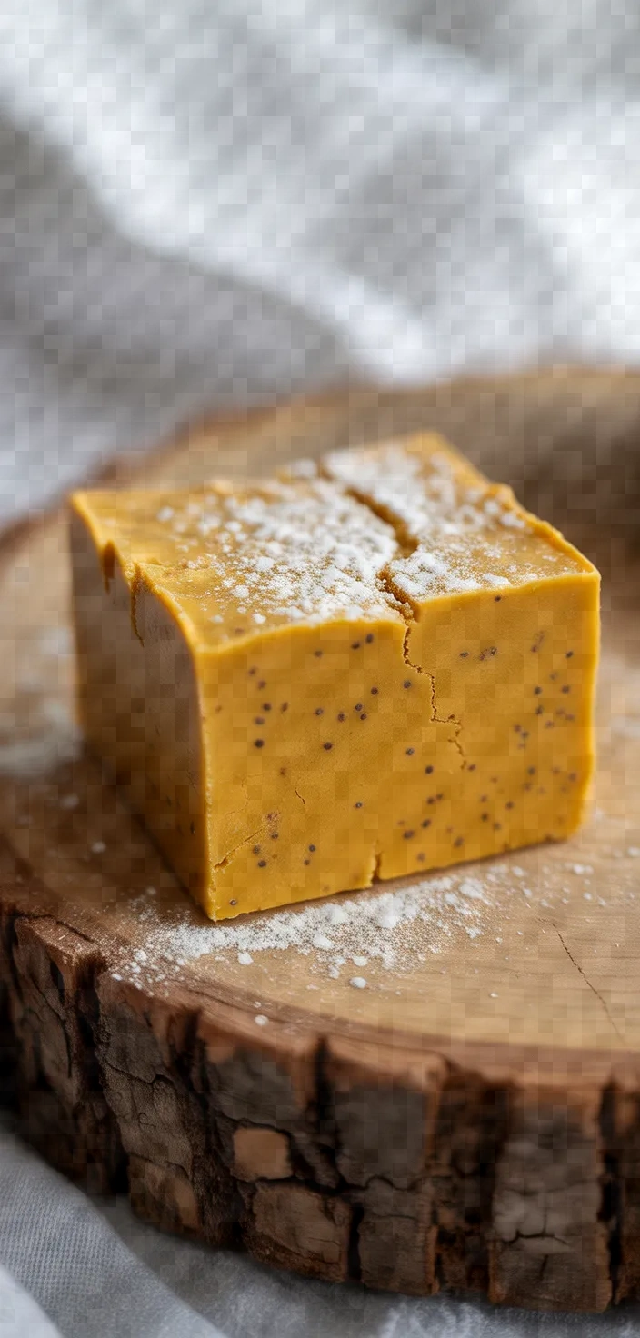 Saffron Poppy Seed Fudge