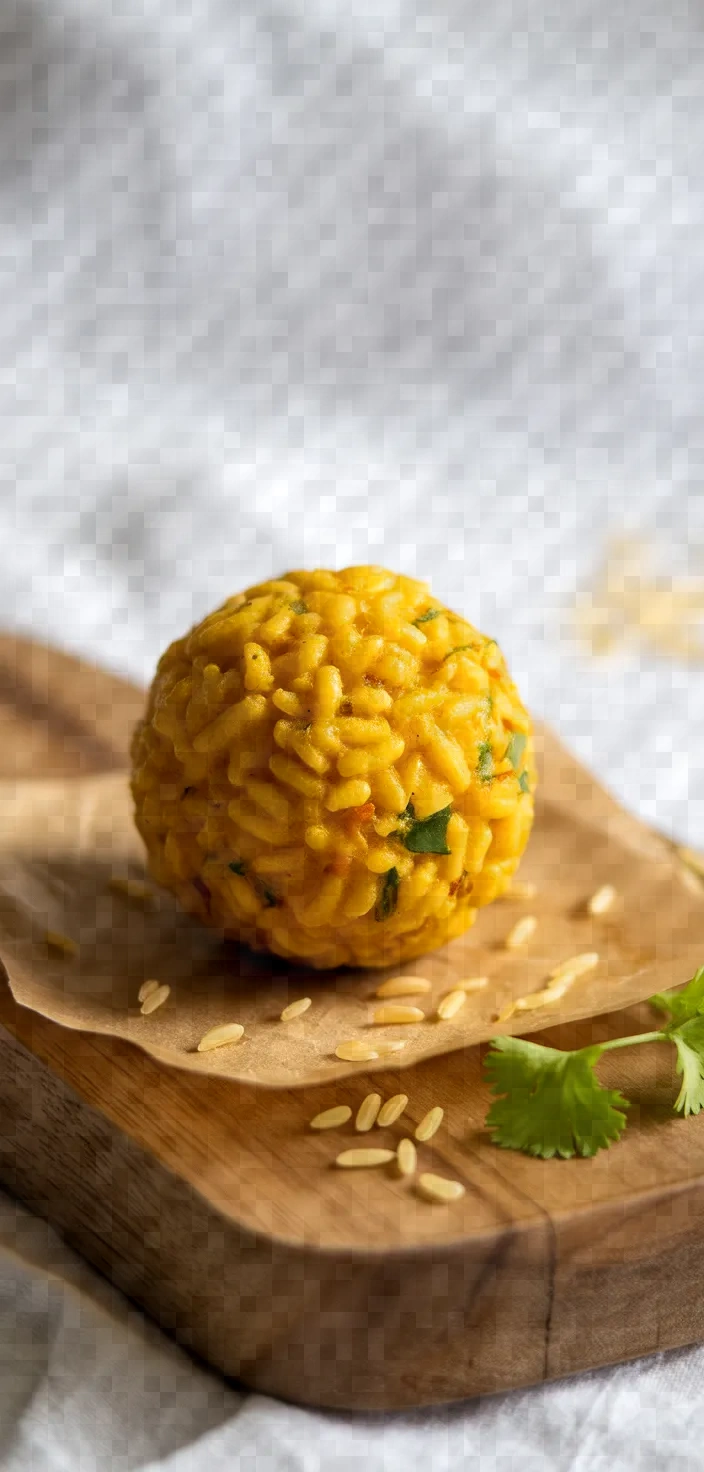 Saffron Vegetable Biriyani Arancini