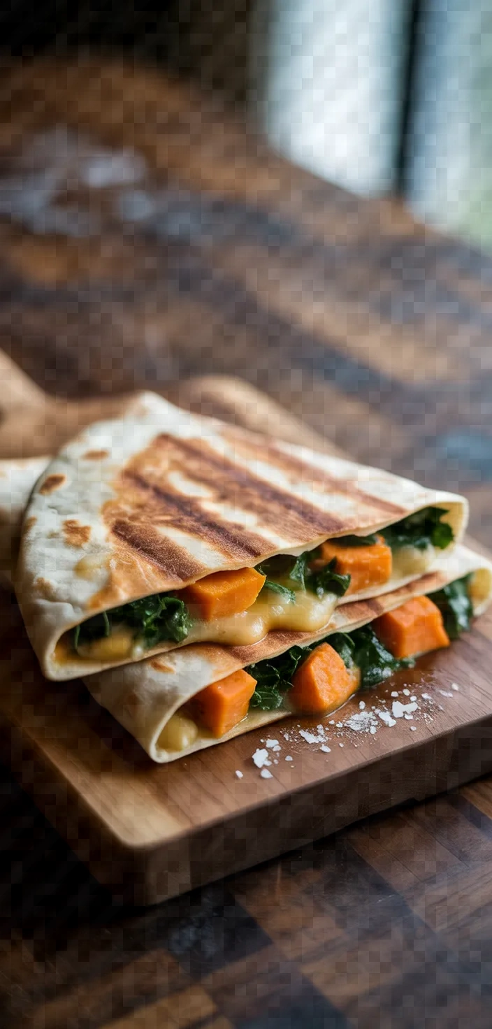 Sweet Potato & Kale Quesadilla