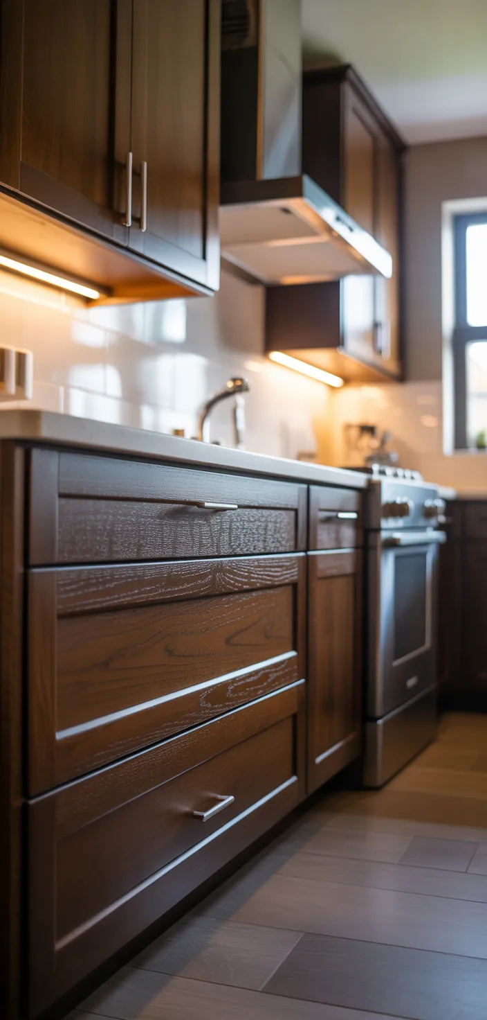 1. Espresso Shaker Cabinets