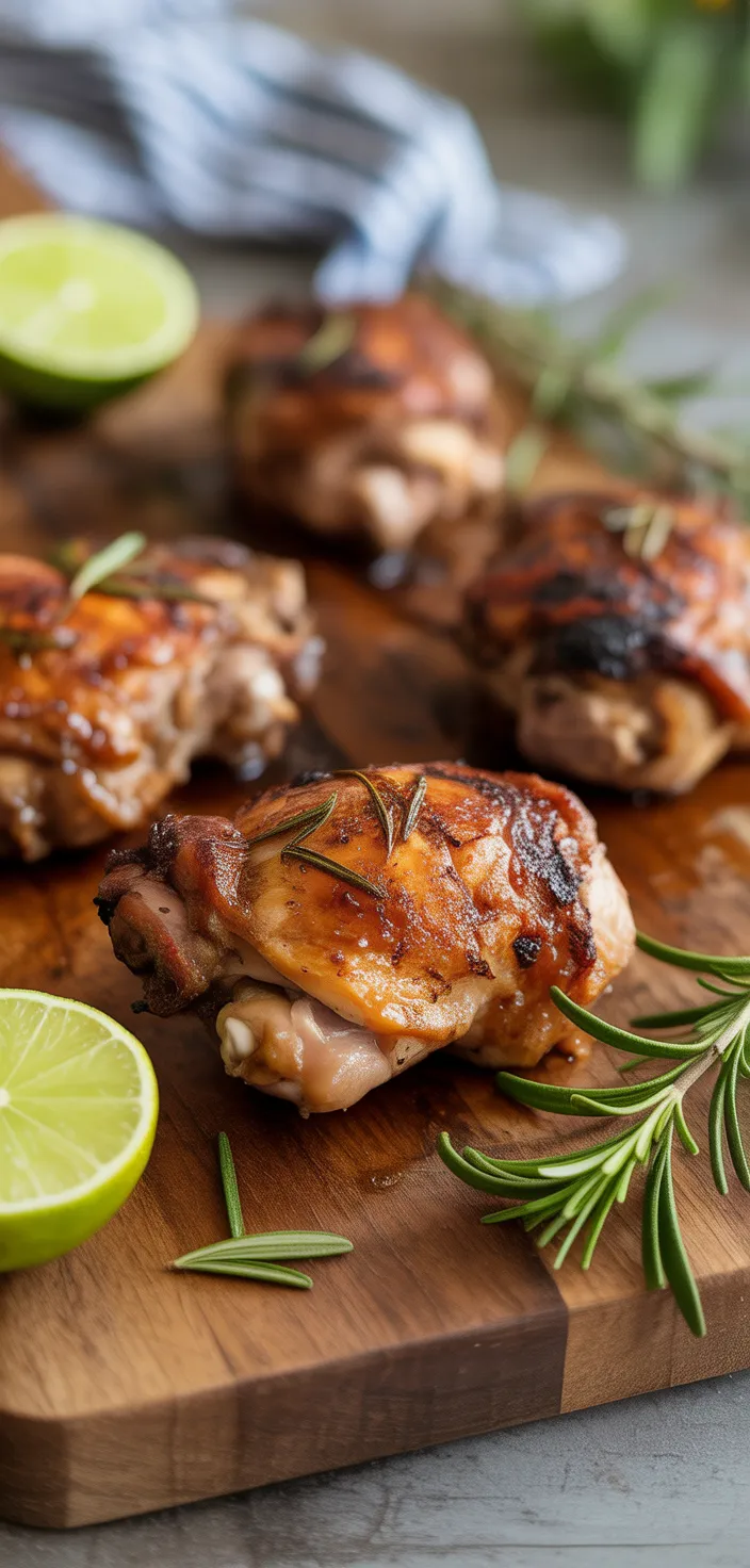 1. Smoky Chipotle Maple Chicken Thighs