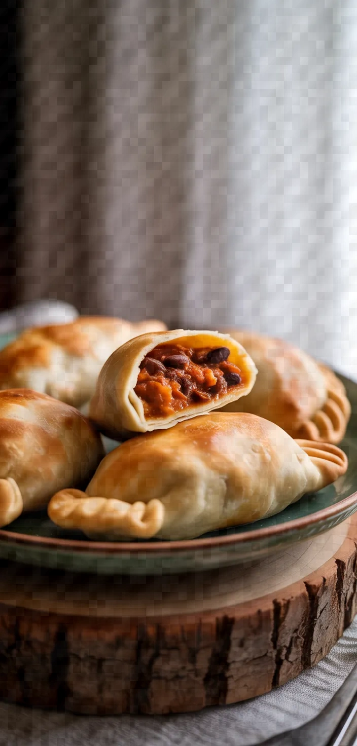 1. Spicy Chipotle Beef and Black Bean Empanadas