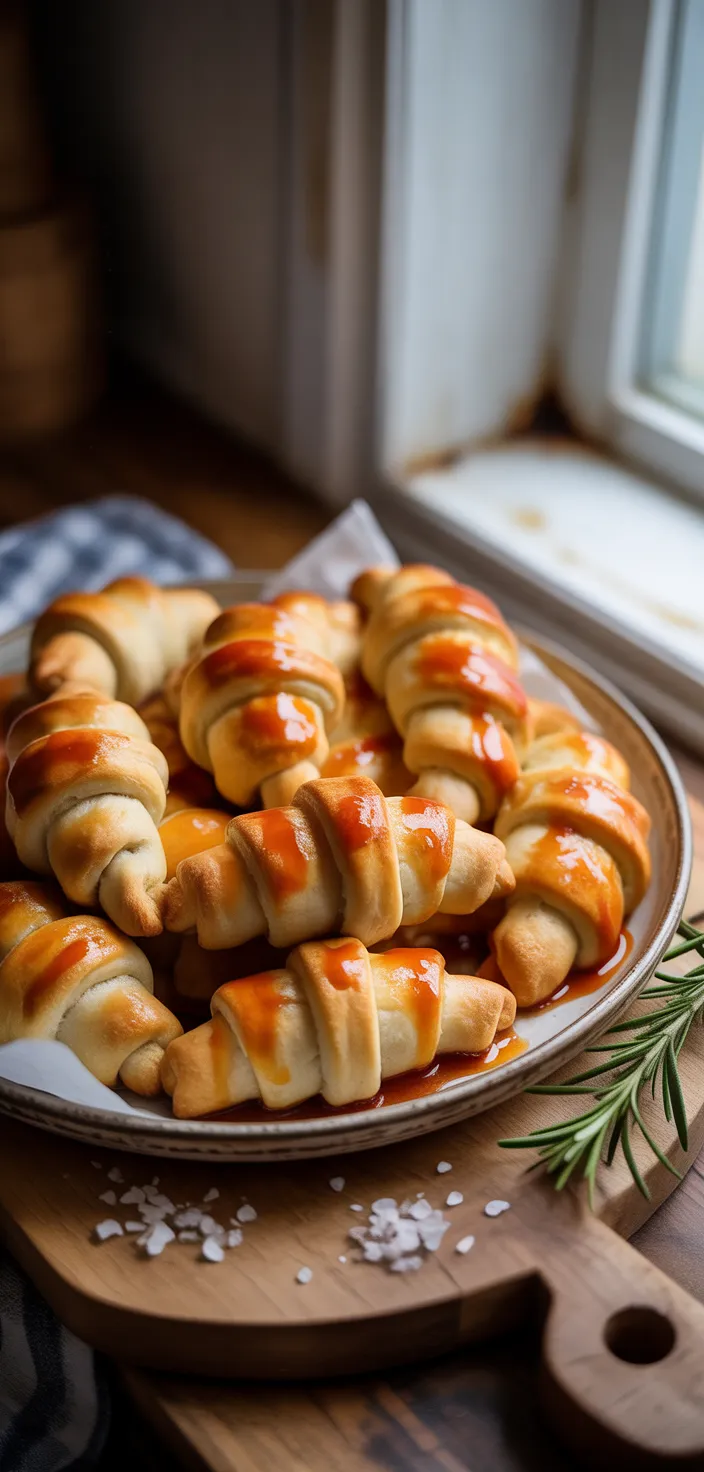 1. Sriracha Honey Glazed Crescents