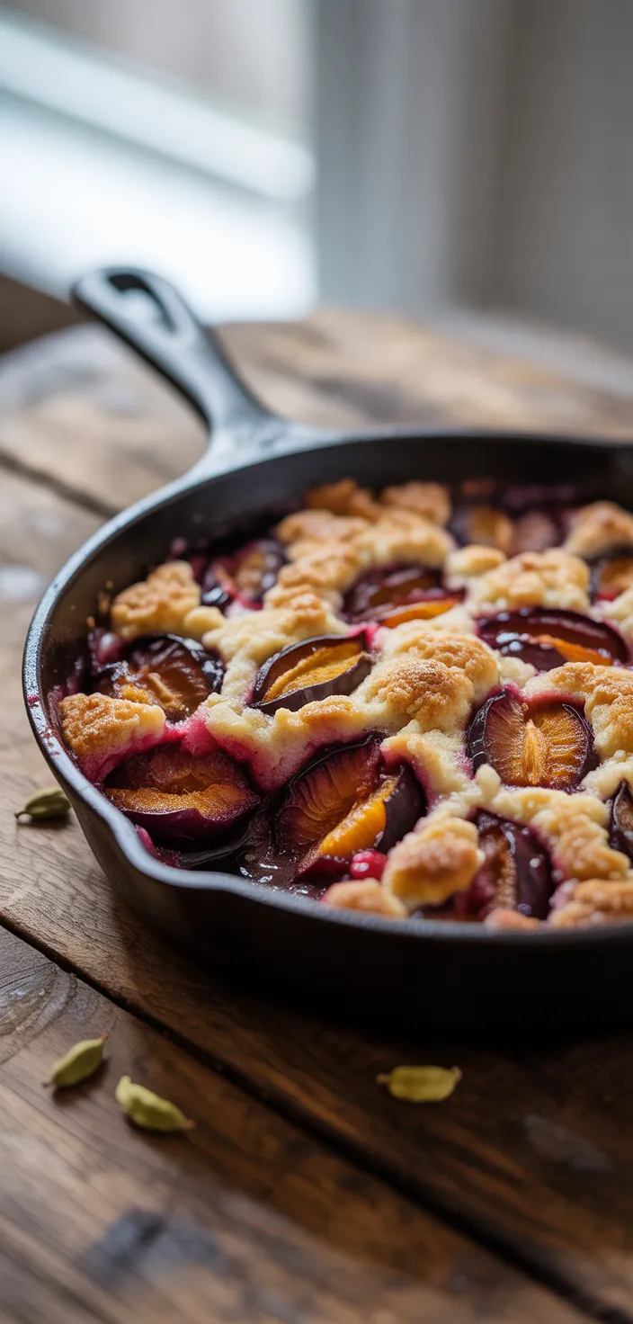 10. Plum Cardamom Dump Cake
