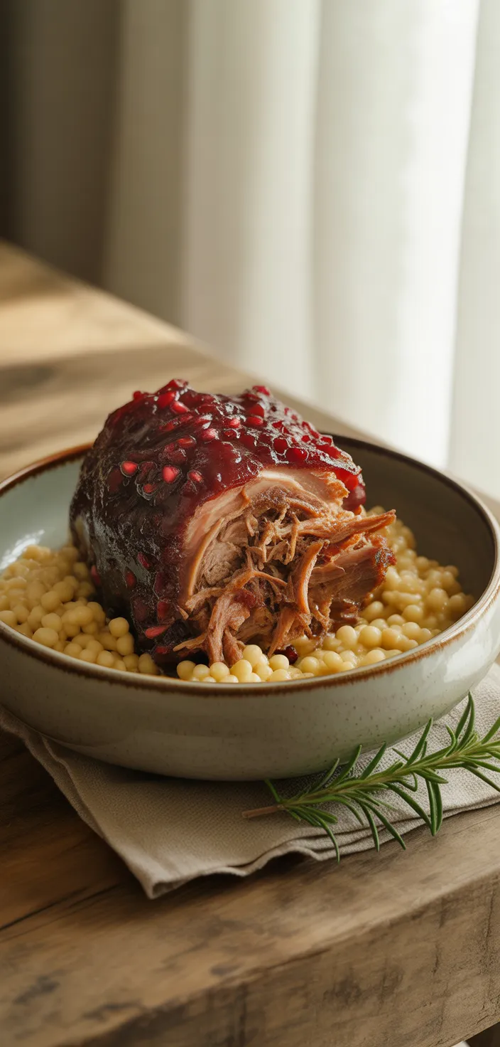 10. Pomegranate Molasses Braised Pork Shoulder