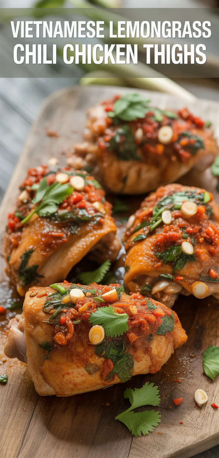 10. Vietnamese Lemongrass Chili Chicken Thighs