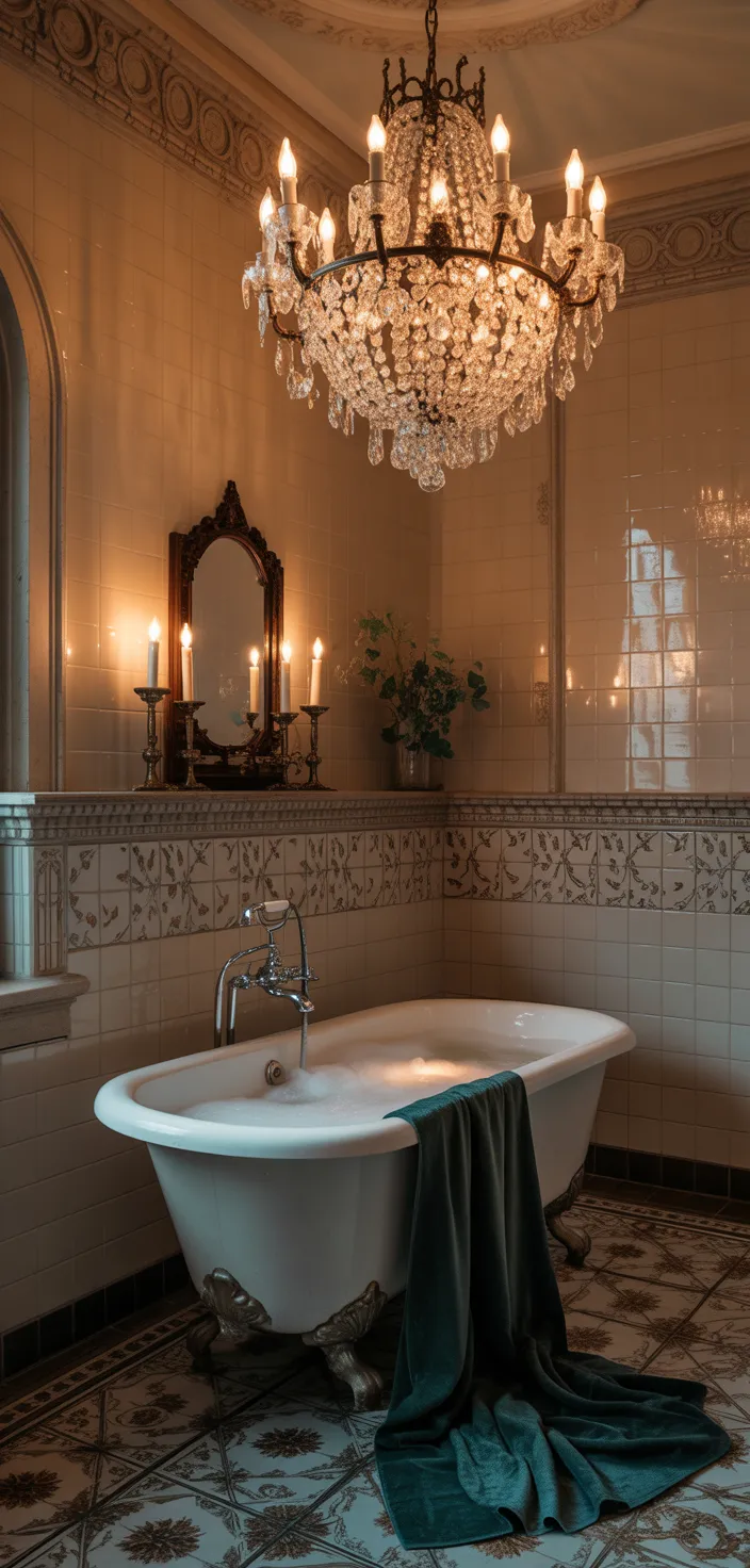 10. Vintage Chandelier Lighting