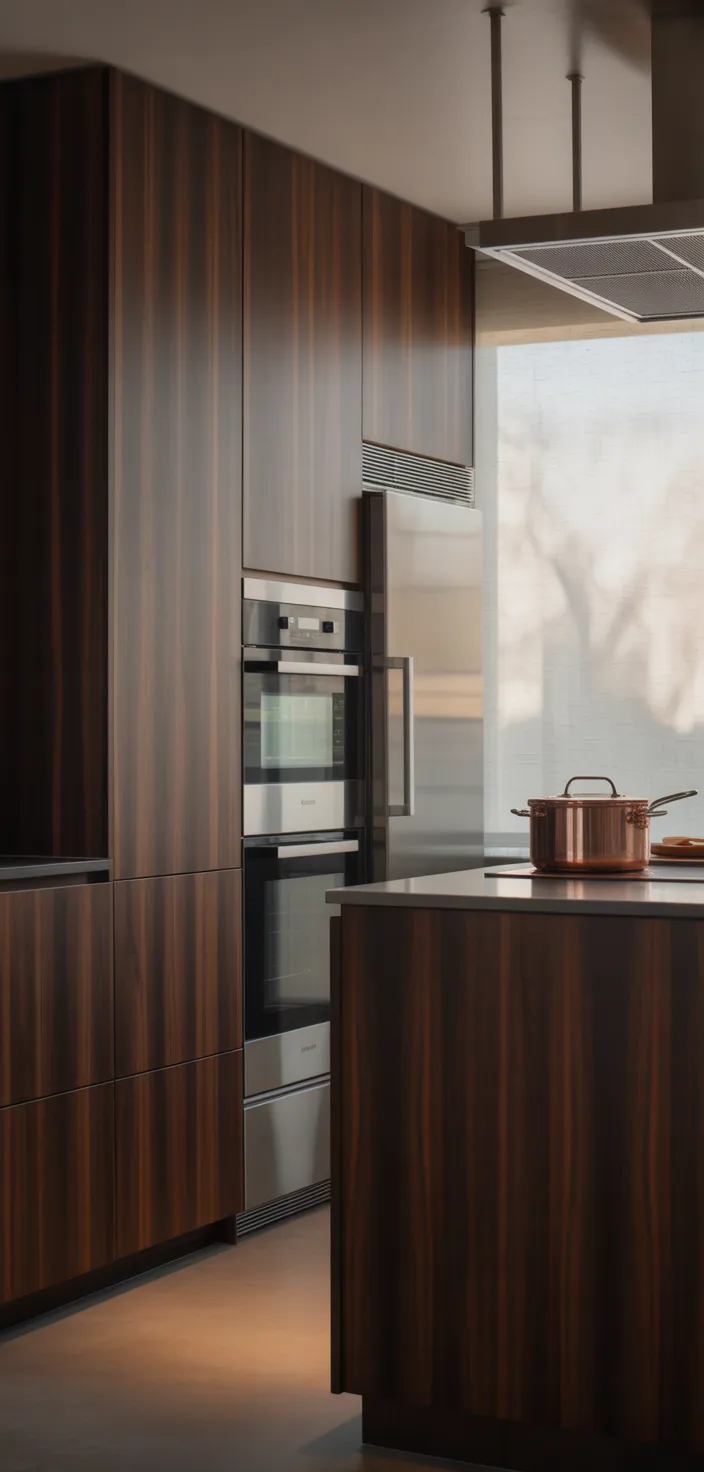 11. Wenge Veneer Cabinets