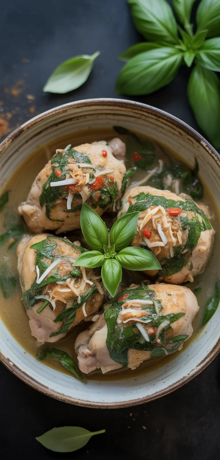 12. Thai Basil Coconut Chicken Thighs