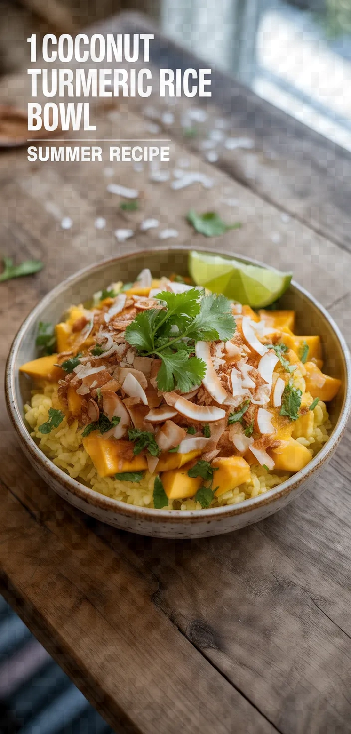 13. Coconut Turmeric Rice Bowl