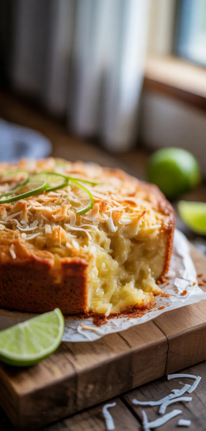 14. Coconut Lime Dump Cake