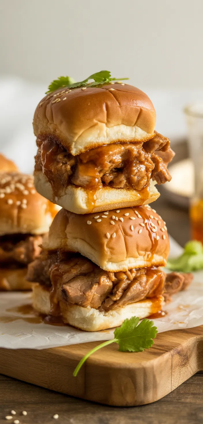 14. Honey Sriracha Pork Sliders