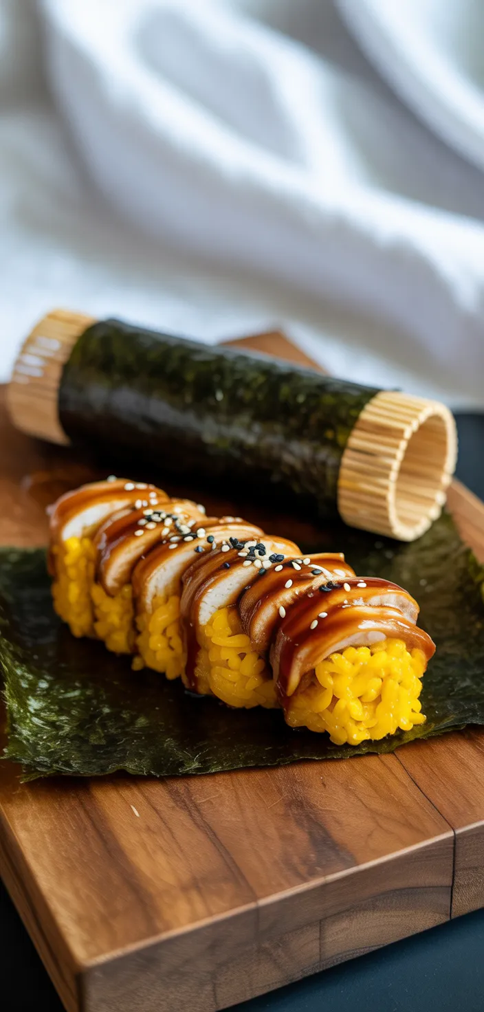 14. Turmeric Chicken Teriyaki Maki