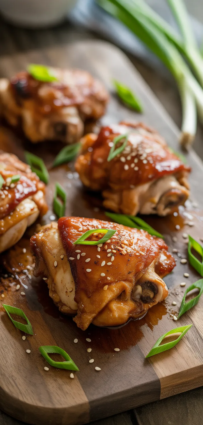 16. Sweet & Smoky Korean BBQ Chicken Thighs