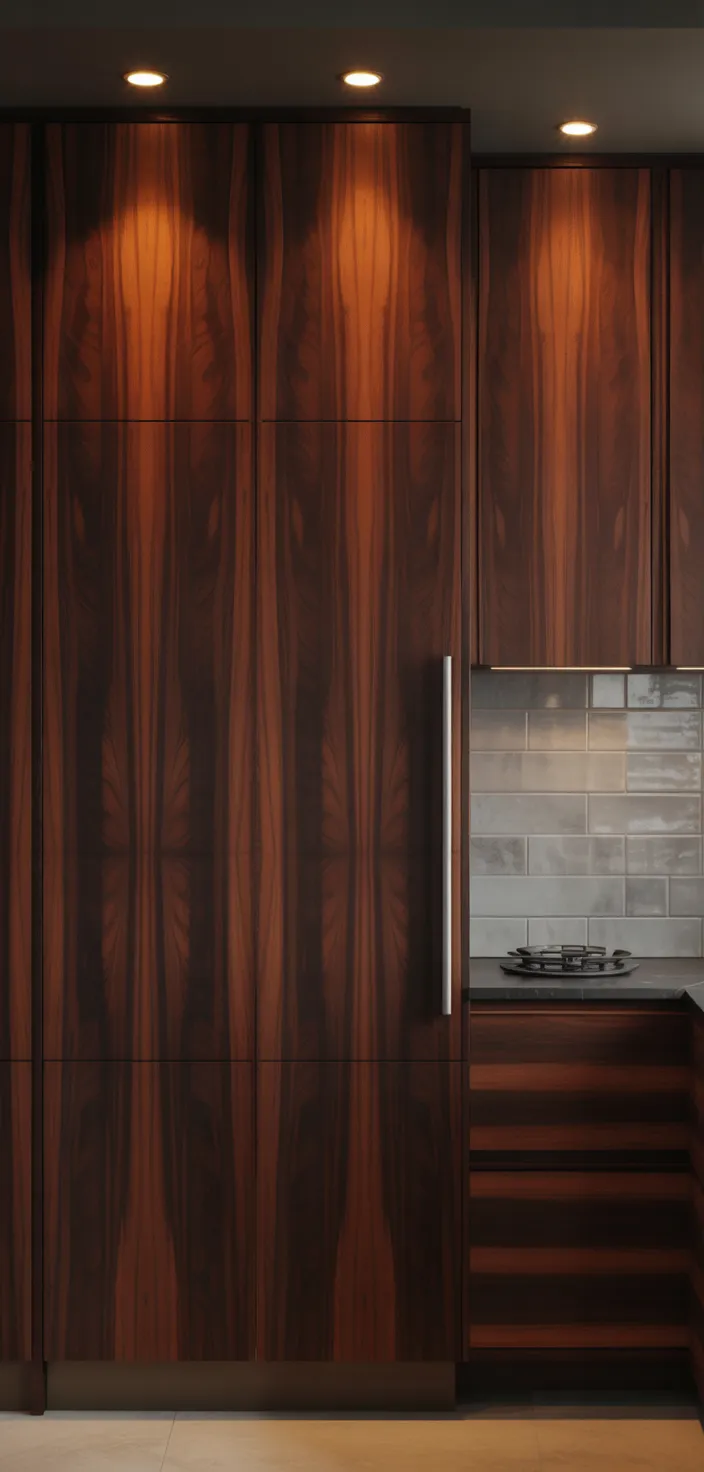 17. Bubinga Exotic Cabinets