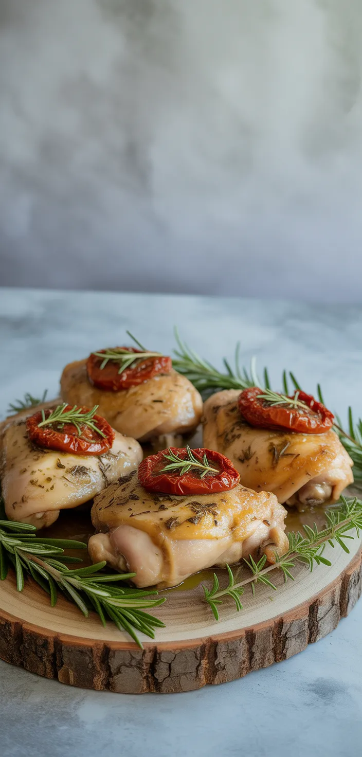 17. Mediterranean Sun-Dried Tomato Chicken Thighs