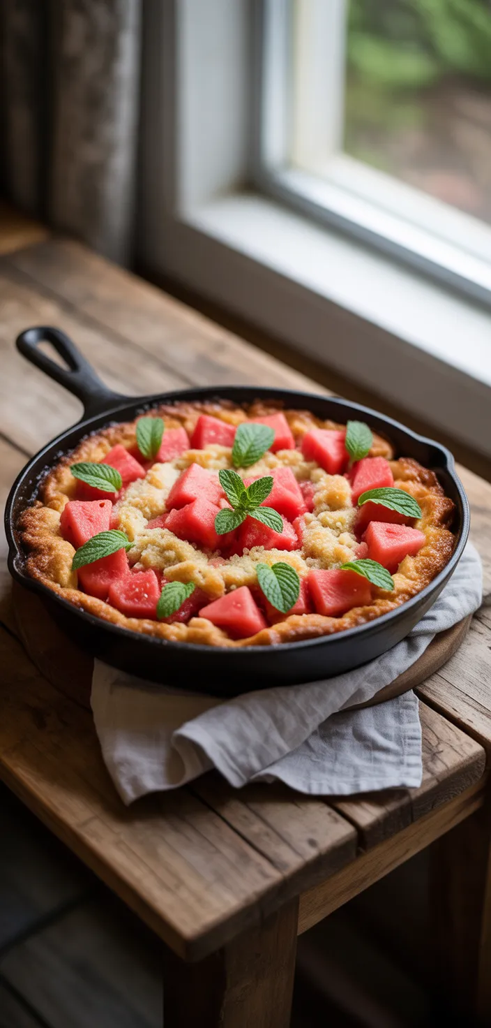 17. Watermelon Mint Dump Cake