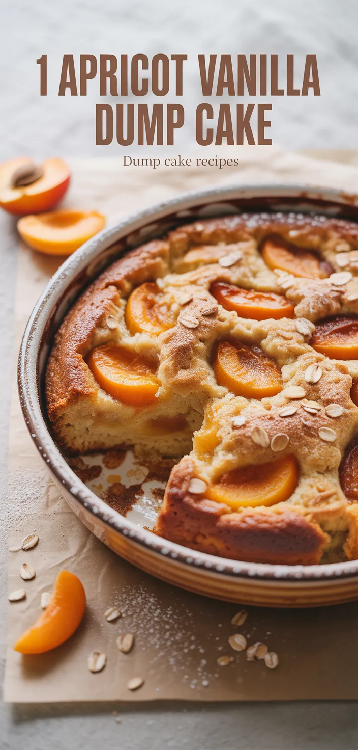 18. Apricot Vanilla Dump Cake