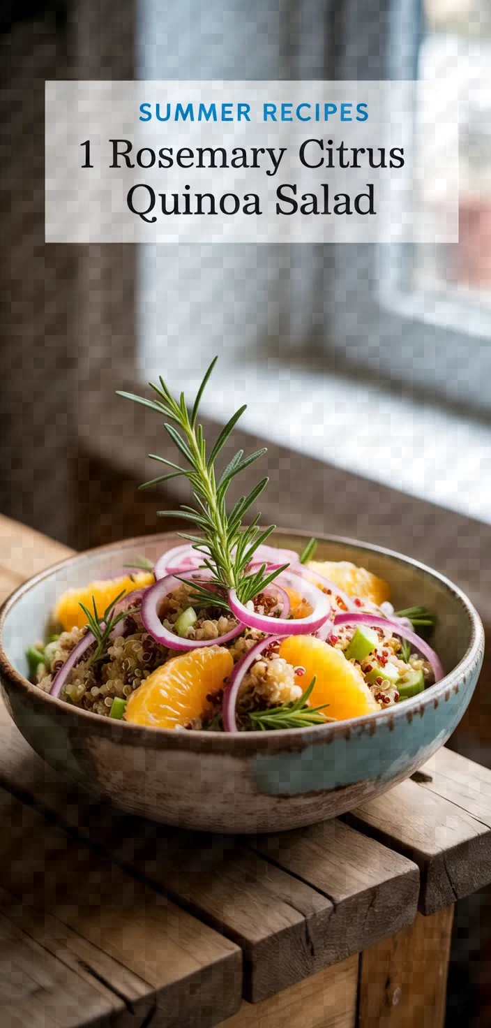 18. Rosemary Citrus Quinoa Salad