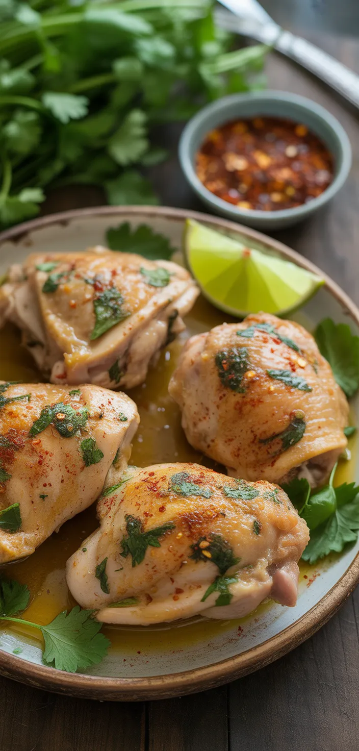 19. Chili Lime Cilantro Chicken Thighs