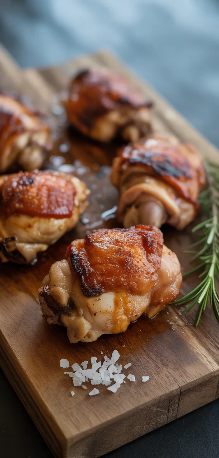 2. Miso-Saffron Infused Chicken Thighs