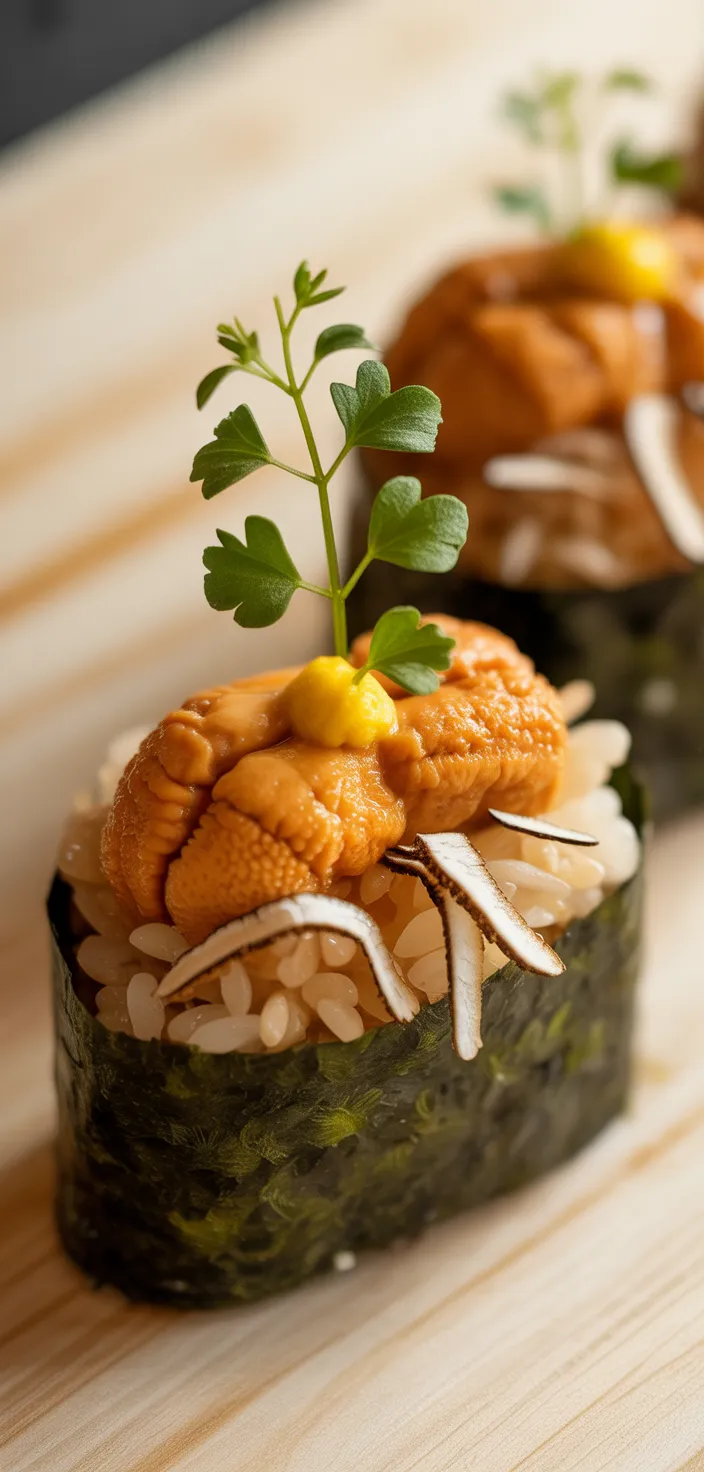 2. Yuzu Truffle Uni Nigiri