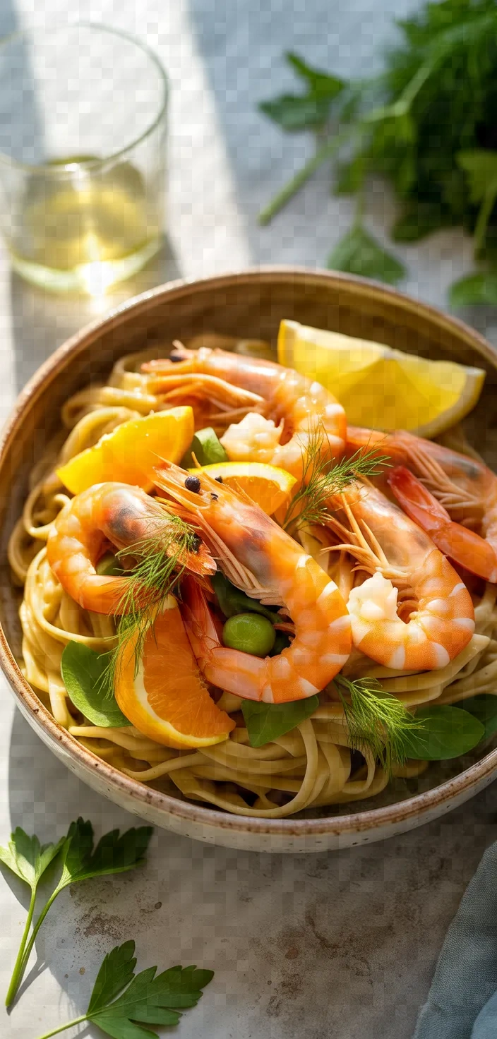 20. Fennel Citrus Shrimp Pasta