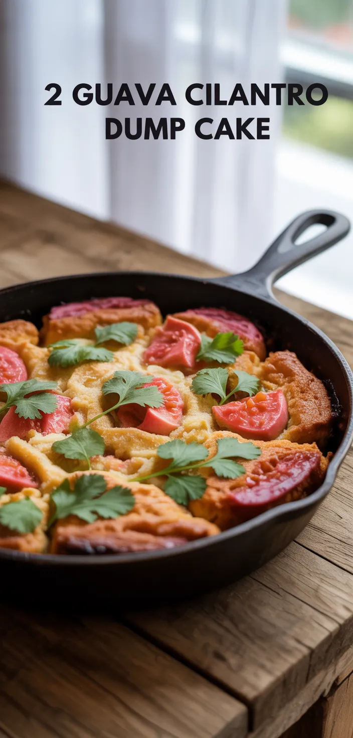 21. Guava Cilantro Dump Cake