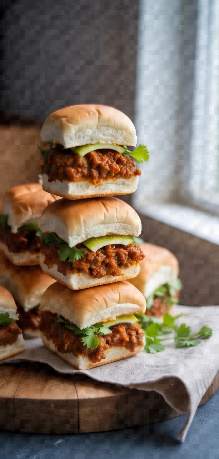 3. Indian Keema Pav Sliders