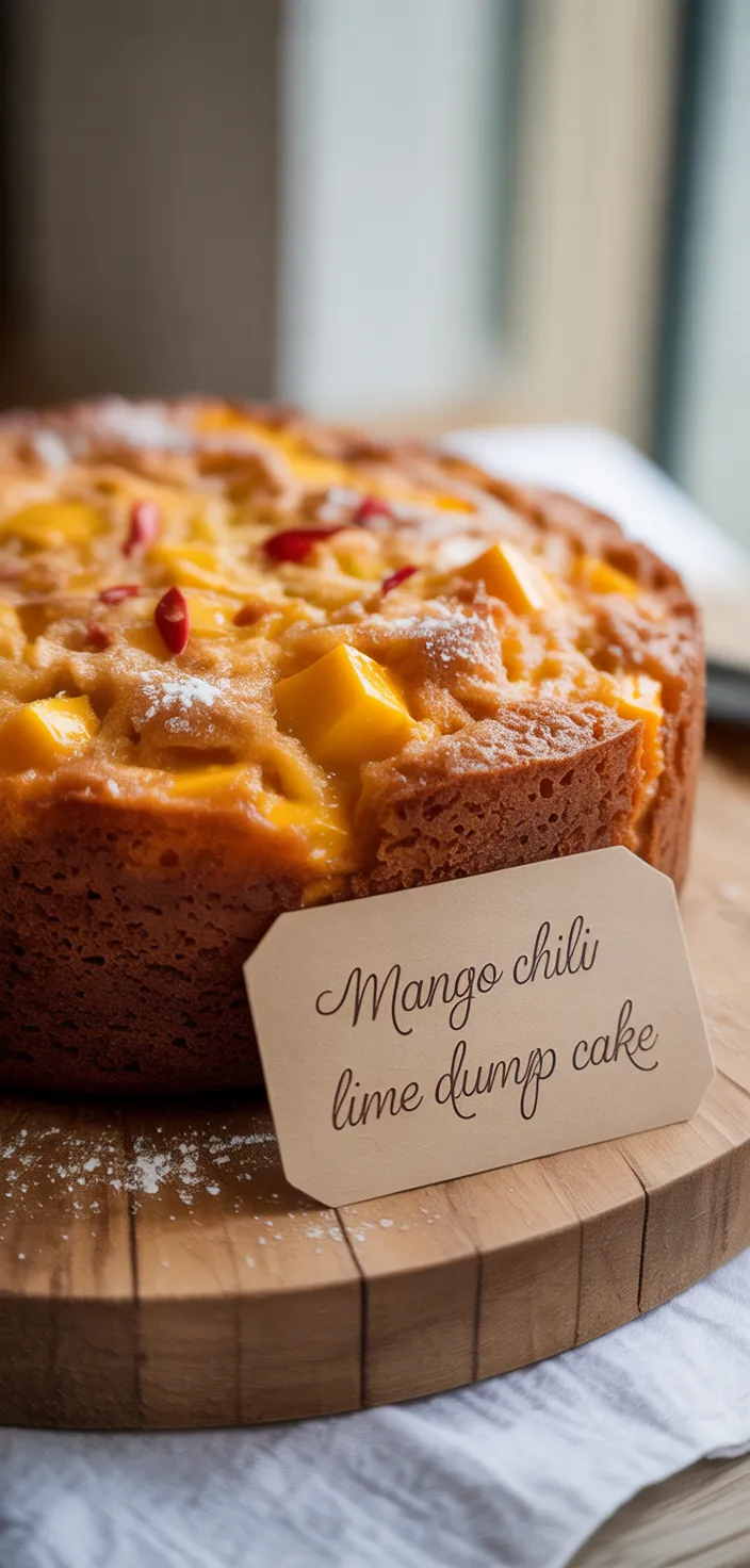 3. Mango Chili Lime Dump Cake