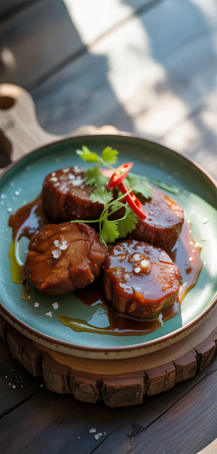 3. Tamarind Glazed Pork Medallions